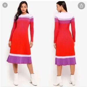Banana Republic Color-Block Sweater Dress